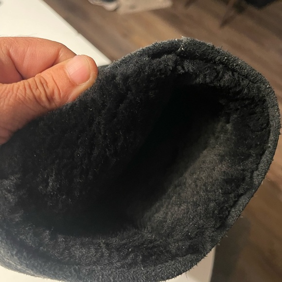 Minnetonka Women’s Size 7 Black Suede Faux Fur Lined Tall Winter Boots - Picture 8 of 8